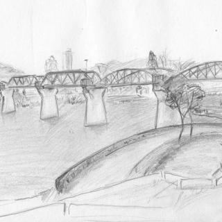 Bridge over river Kwai, Kanchanaburi, Thailand