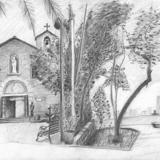 Chapel on San Cristobal hill, Santiago de Chile, Chile