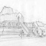 Wat Chedi Luang temple, Chiang Mai, Thailand